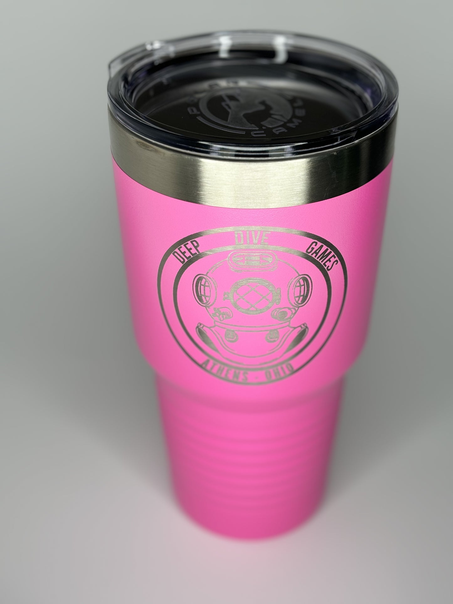 Logo Laser Engraved 30oz Tumbler (Pink)