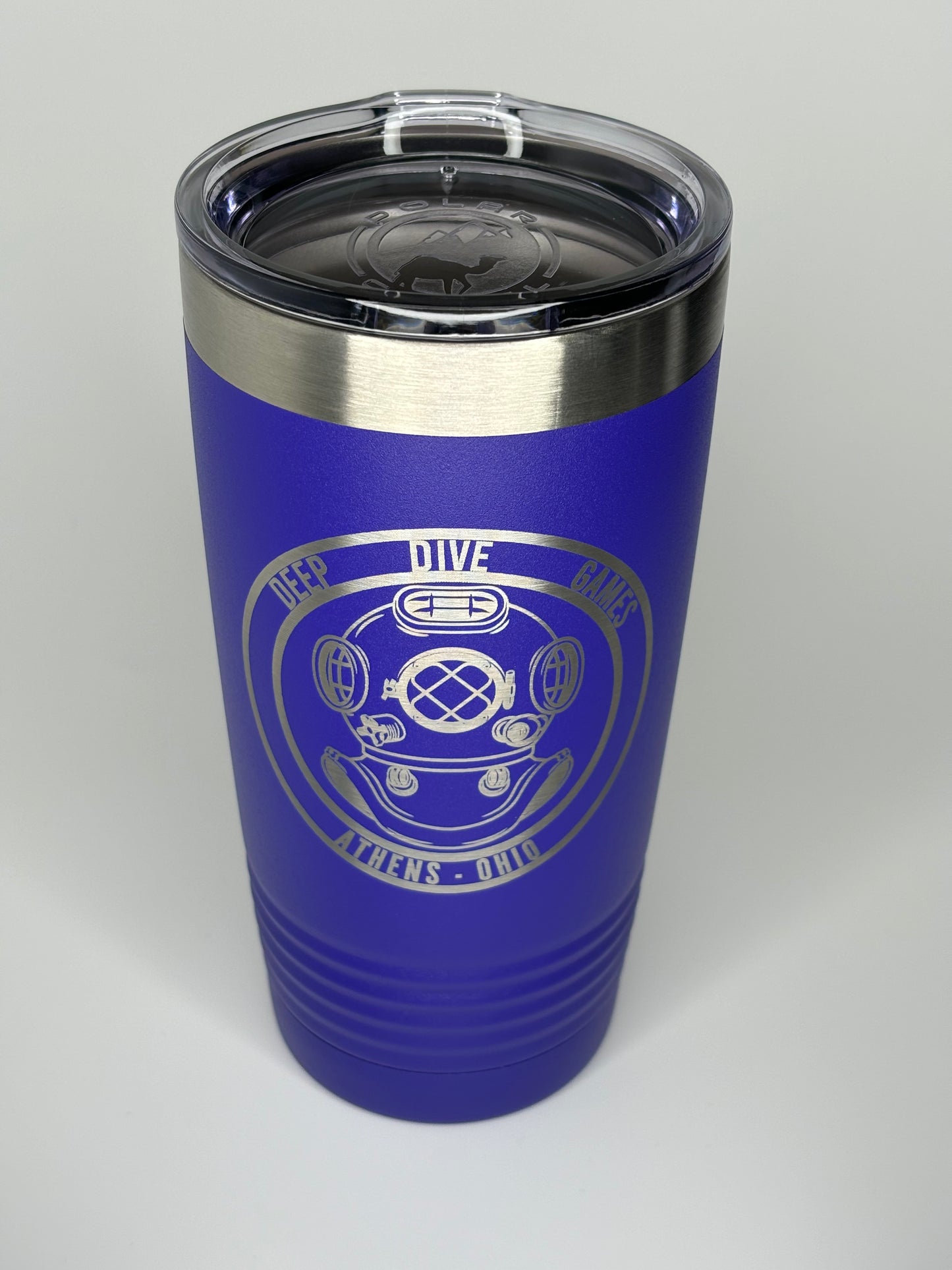 Logo Laser Engraved 20oz Tumbler (Purple)