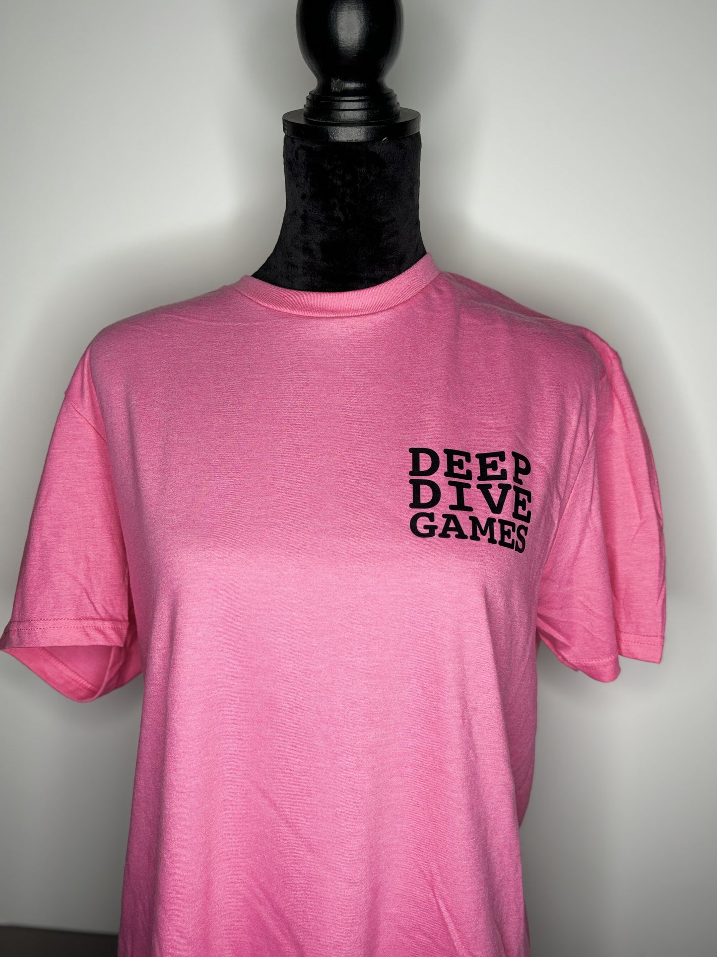 Short Sleeve Pink Deep Dive Games Athens T-Shirt