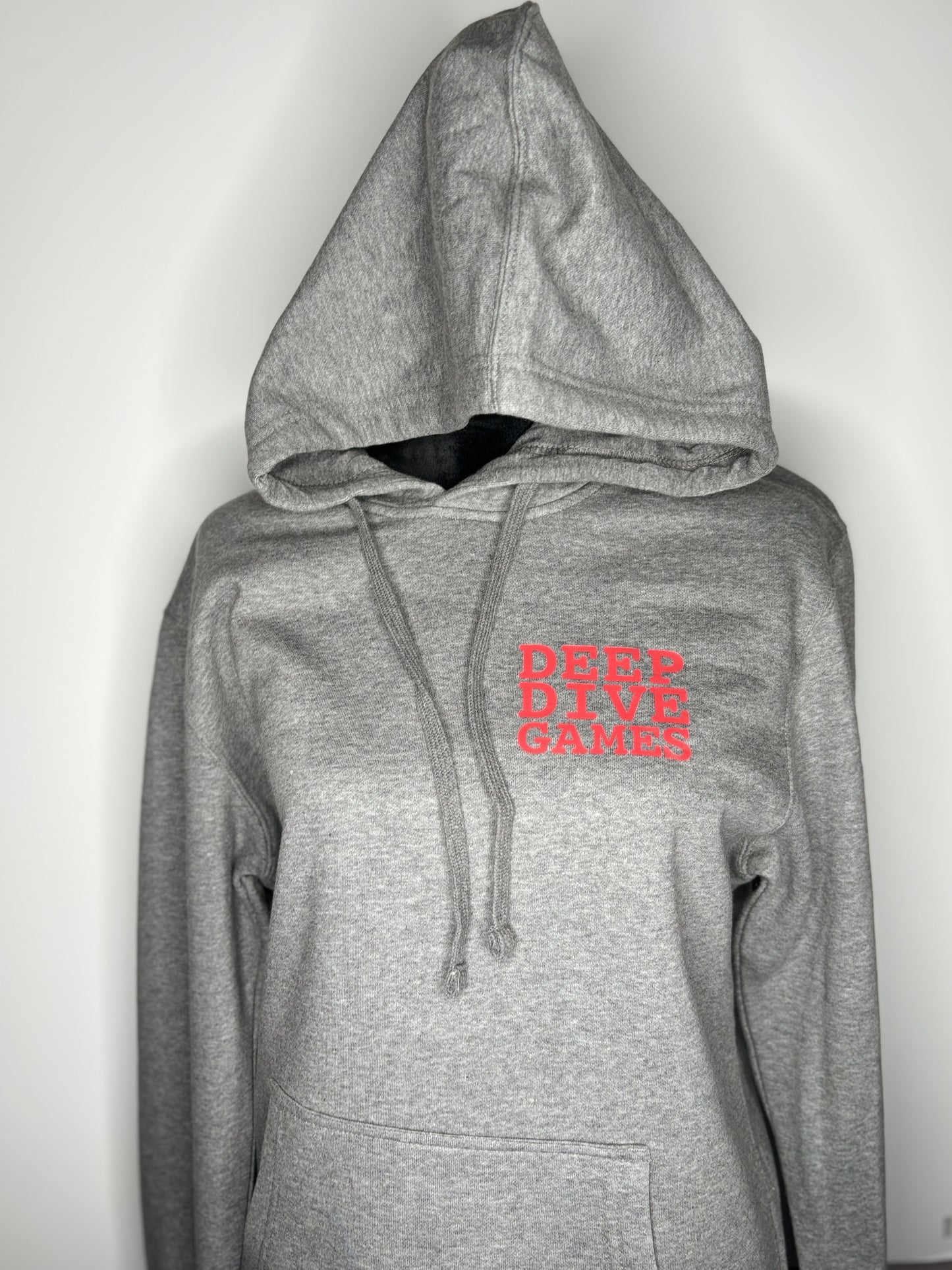 Grey Deep Dive Games Hooded Sweatshirt