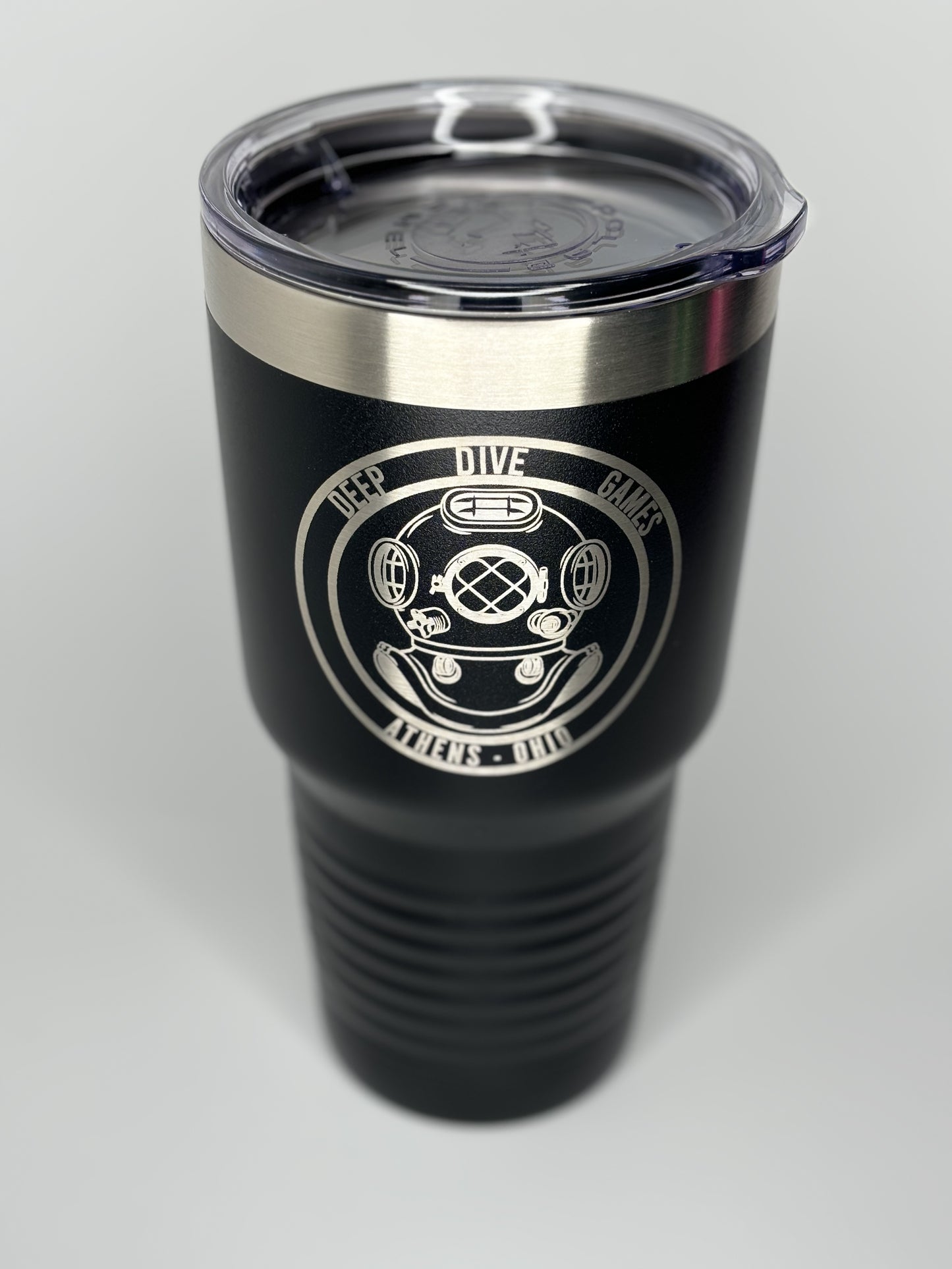 Logo Laser Engraved 30oz Tumbler (Black)
