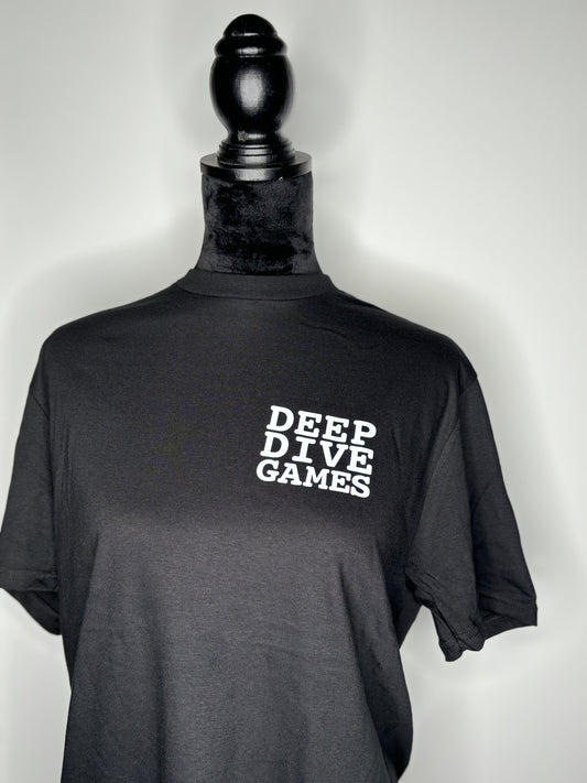 Short Sleeve Black Deep Dive Games Athens T-Shirt
