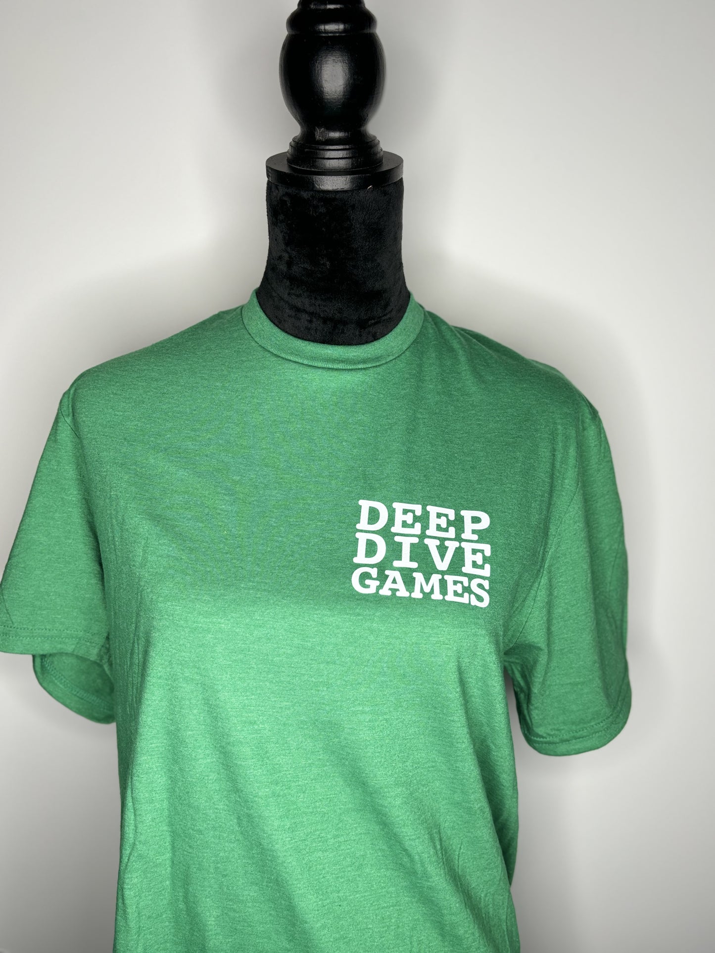 Short Sleeve Green Deep Dive Games Athens T-Shirt