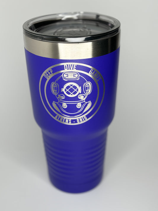 Logo Laser Engraved 30oz Tumbler (Purple)