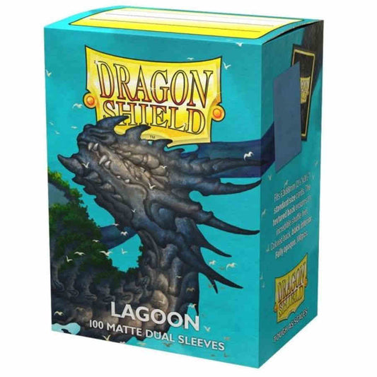 DRAGON SHIELD DUAL SLEEVES: MATTE LAGOON