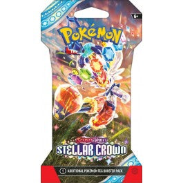 Pokemon Scarlet and Violet 7 Stellar Crown Sleeved Booster