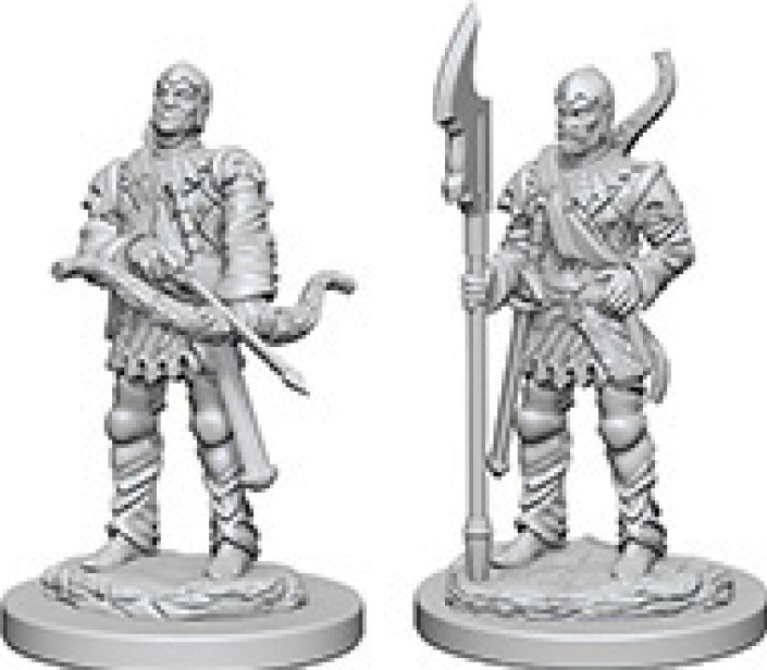 Pathfinder Deep Cuts Unpainted Miniatures: W04 Town Guards