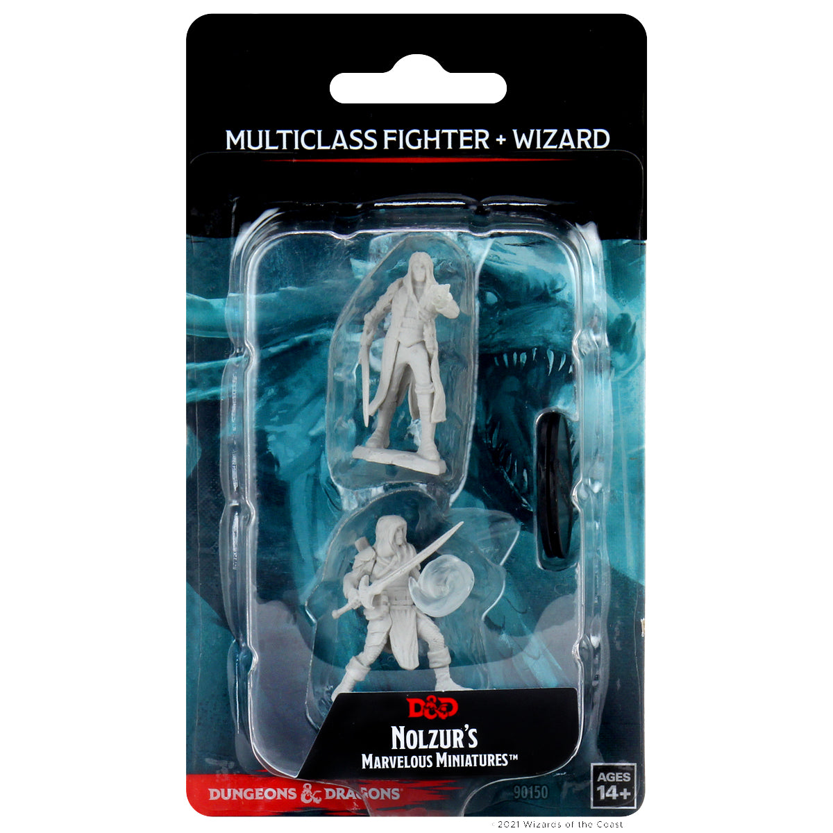 D&D Nolzur's Marvelous Miniatures: Multiclass Fighter + Wizard Male