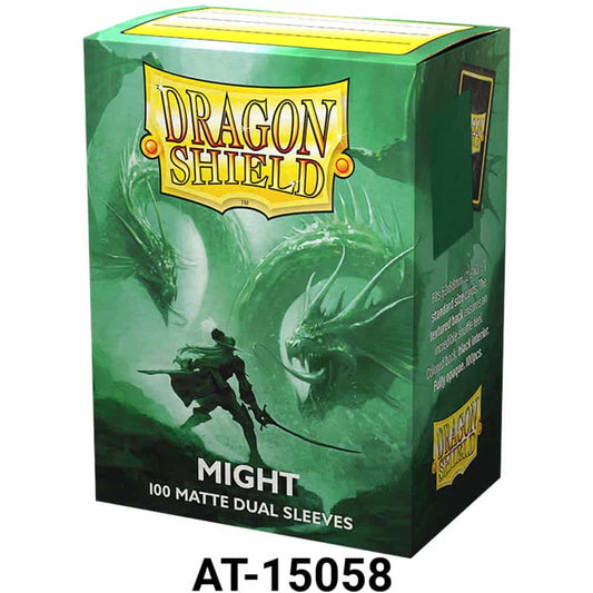 DRAGON SHIELD SLEEVES: DUAL MATTE: MIGHT