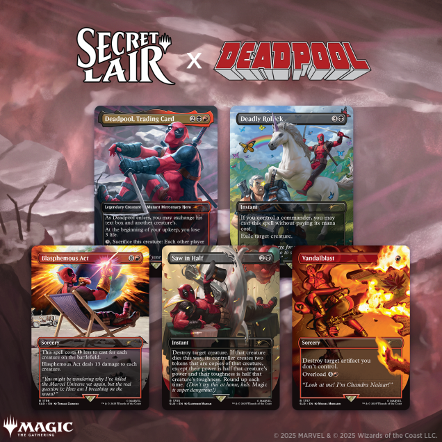 Secret Lair x Marvel's Deadpool - Non Foil