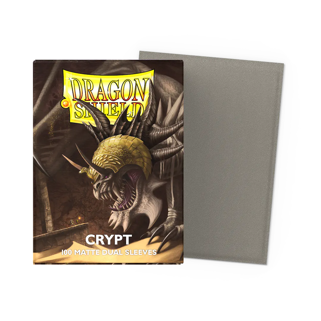 Dragon Shield Dual Sleeves: Matte Crypt