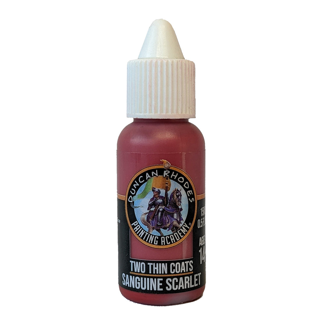 Two Thin Coats: Sanguine Scarlet