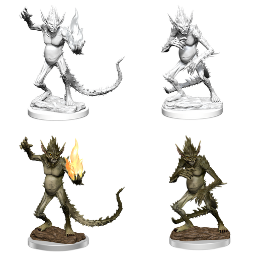 DND UNPAINTED MINIS WV16 BARBED DEVILS