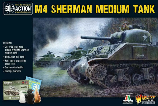 Bolt Action - M4 Sherman Medium Tank (Plastic)